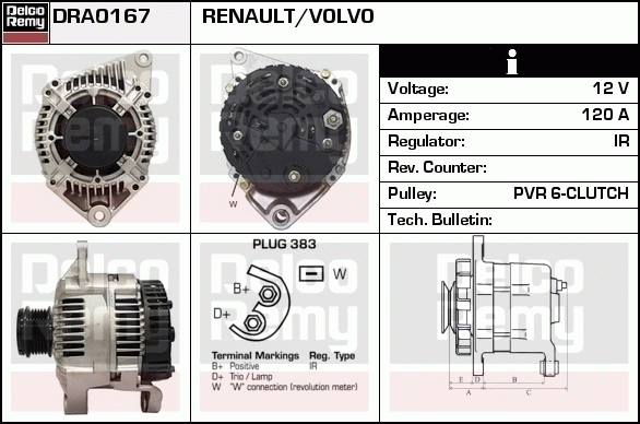 Alternateur Remanufactured REMY (Light Duty)