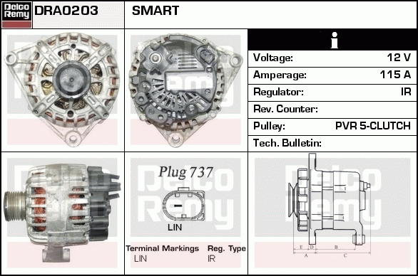 Alternateur Remanufactured REMY (Light Duty)