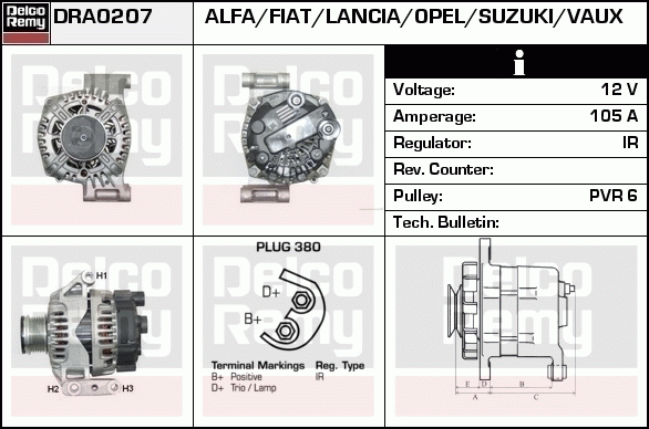 Alternateur Remanufactured REMY (Light Duty)