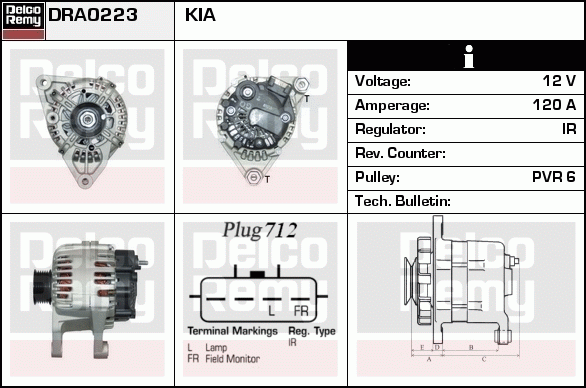 Alternateur Remanufactured REMY (Light Duty)