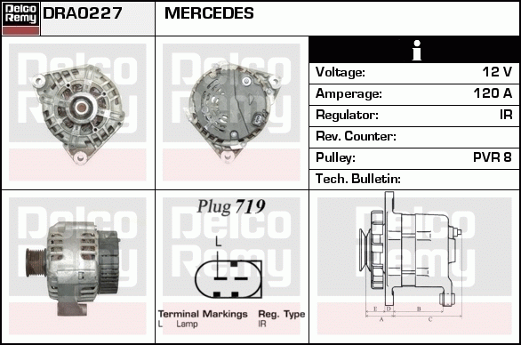 Alternateur Remanufactured REMY (Light Duty)