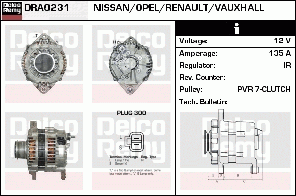 Alternateur Remanufactured REMY (Light Duty)