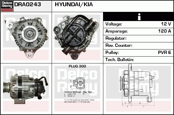 Alternateur Remanufactured REMY (Light Duty)