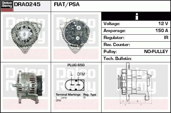 Alternateur Remanufactured REMY (Light Duty)