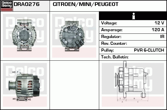 Alternateur Remanufactured REMY (Light Duty)