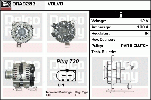 Alternateur Remanufactured REMY (Light Duty)