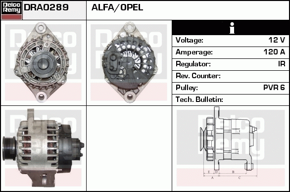 Alternateur Remanufactured REMY (Light Duty)