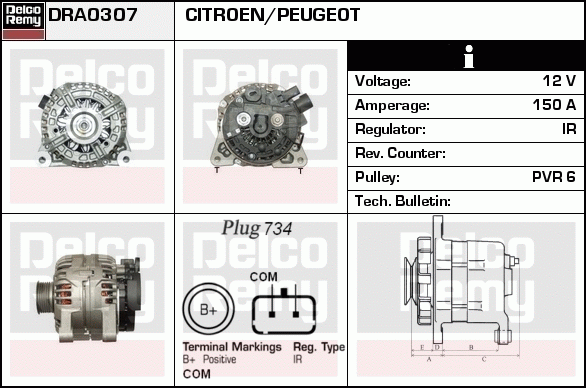 Alternateur Remanufactured REMY (Light Duty)