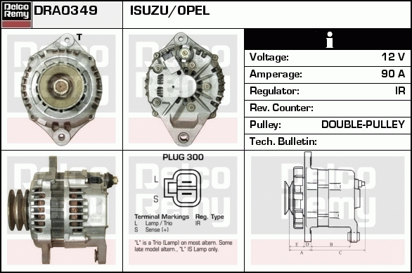 Alternateur Remanufactured REMY (Light Duty)