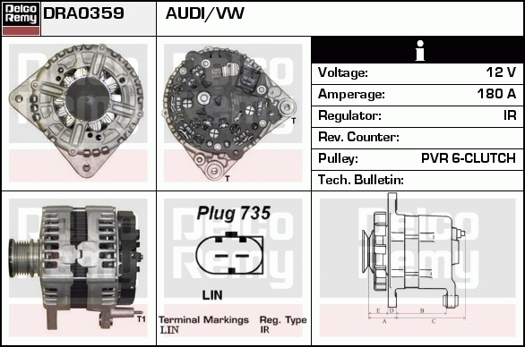 Alternateur Remanufactured REMY (Light Duty)