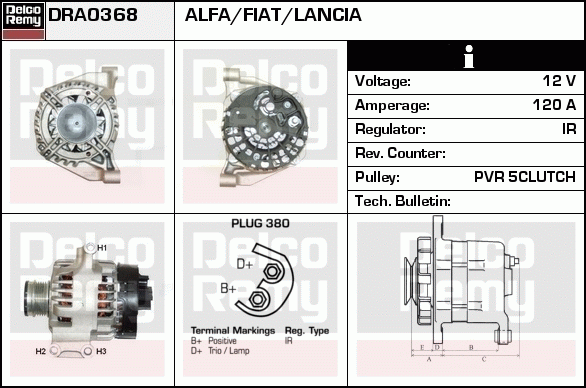 Alternateur Remanufactured REMY (Light Duty)