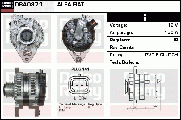 Alternateur Remanufactured REMY (Light Duty)