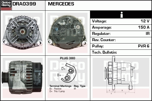 Alternateur Remanufactured REMY (Light Duty)