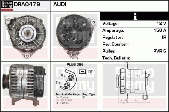 Alternateur Remanufactured REMY (Light Duty)