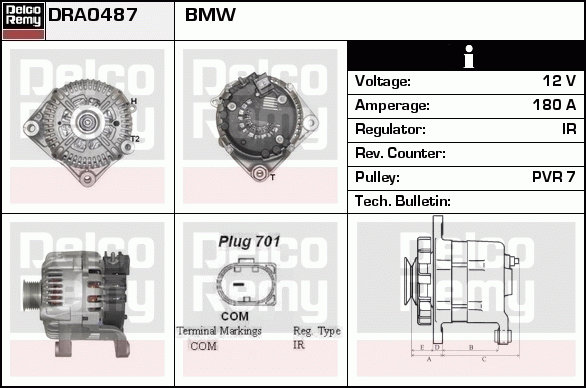 Alternateur Remanufactured REMY (Light Duty)