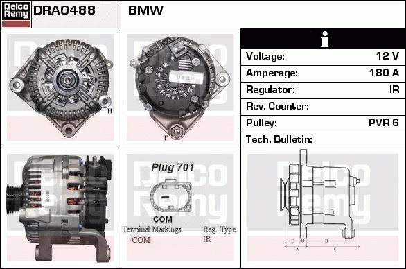 Alternateur Remanufactured REMY (Light Duty)