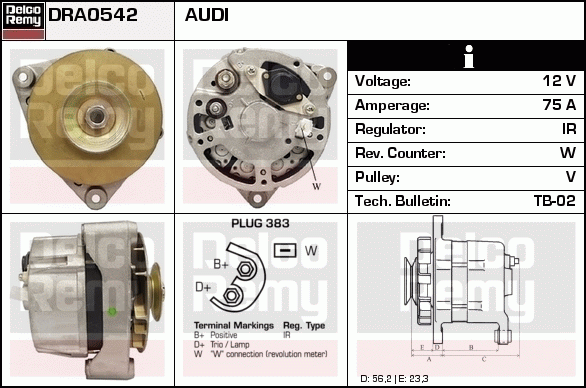 Alternateur Remanufactured REMY (Light Duty)