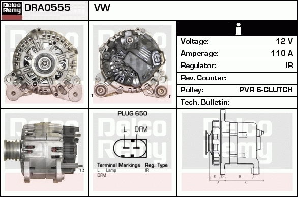 Alternateur Remanufactured REMY (Light Duty)