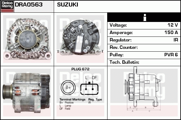 Alternateur Remanufactured REMY (Light Duty)