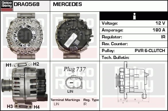 Alternateur Remanufactured REMY (Light Duty)