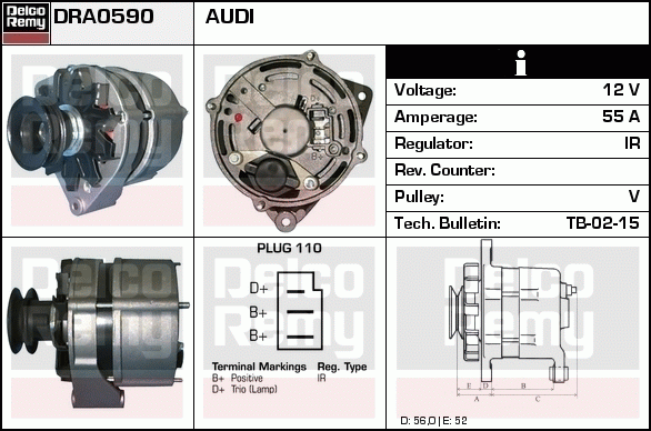 Alternateur Remanufactured REMY (Light Duty)