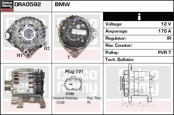 Alternateur Remanufactured REMY (Light Duty)