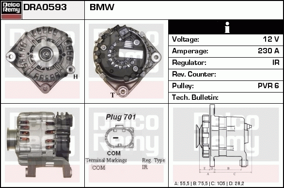 Alternateur Remanufactured REMY (Light Duty)