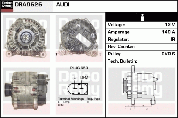 Alternateur Remanufactured REMY (Light Duty)