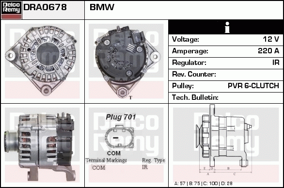 Alternateur Remanufactured REMY (Light Duty)