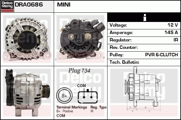 Alternateur Remanufactured REMY (Light Duty)