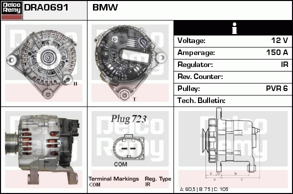 Alternateur Remanufactured REMY (Light Duty)