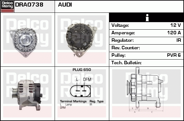 Alternateur Remanufactured REMY (Light Duty)