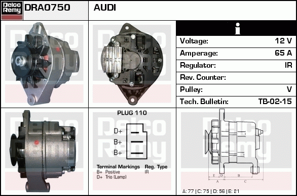 Alternateur Remanufactured REMY (Light Duty)