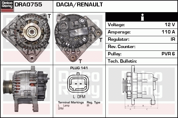 Alternateur Remanufactured REMY (Light Duty)