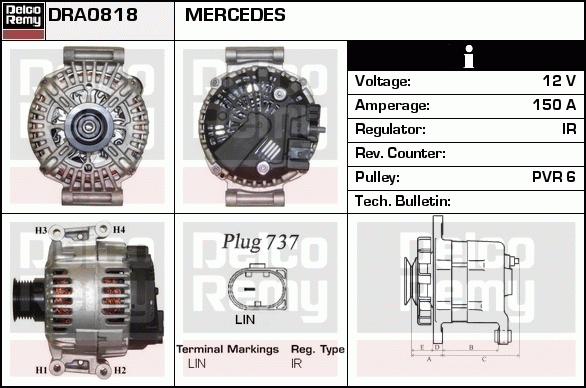 Alternateur Remanufactured REMY (Light Duty)