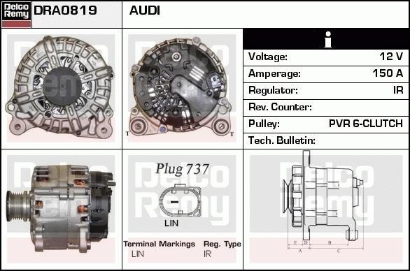 Alternateur Remanufactured REMY (Light Duty)