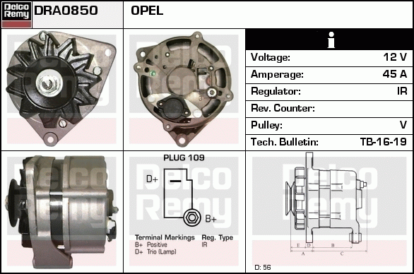 Alternateur Remanufactured REMY (Light Duty)