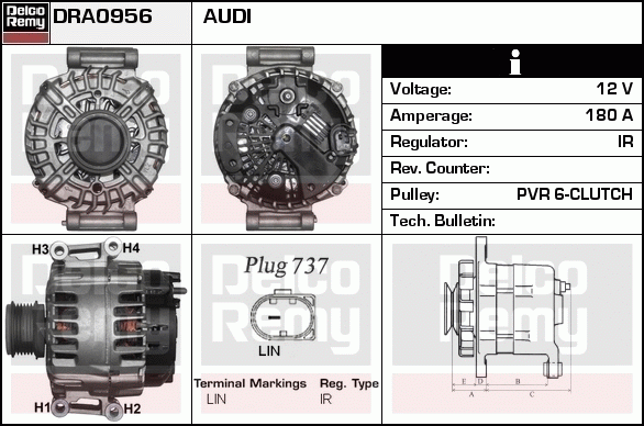 Alternateur Remanufactured REMY (Light Duty)