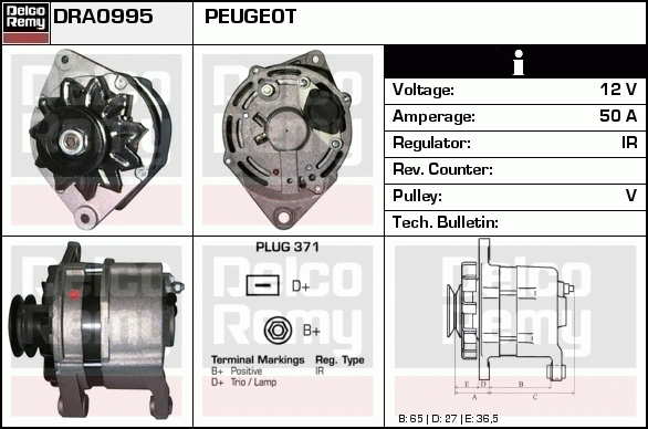 Alternateur Remanufactured REMY (Light Duty)