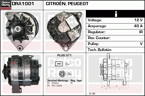 Alternateur Remanufactured REMY (Light Duty)