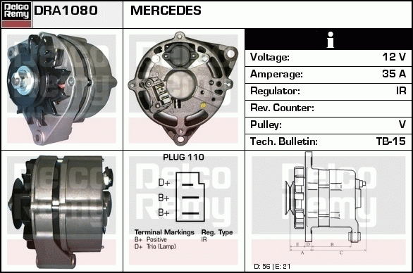 Alternateur Remanufactured REMY (Light Duty)