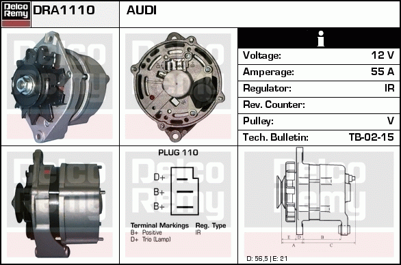 Alternateur Remanufactured REMY (Light Duty)