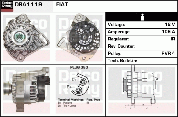 Alternateur Remanufactured REMY (Light Duty)