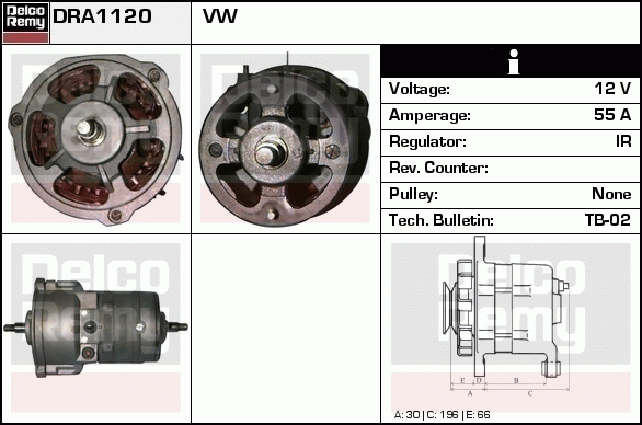 Alternateur Remanufactured REMY (Light Duty)