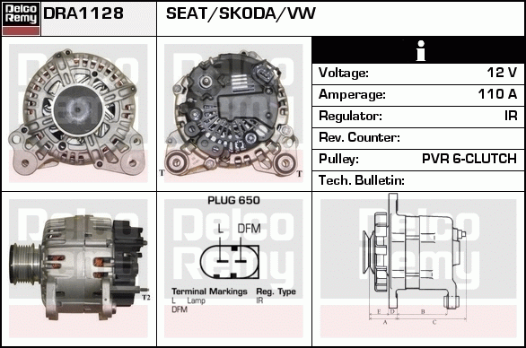 Alternateur Remanufactured REMY (Light Duty)