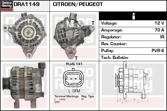 Alternateur Remanufactured REMY (Light Duty)