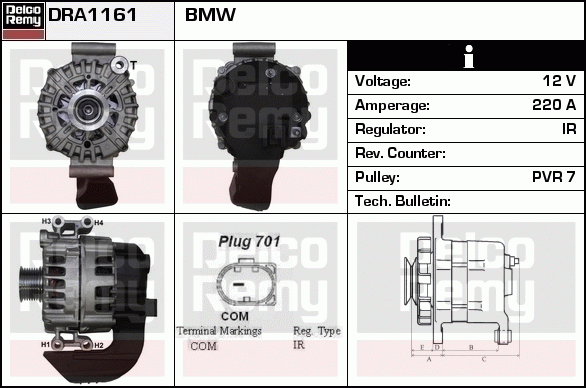 Alternateur Remanufactured REMY (Light Duty)