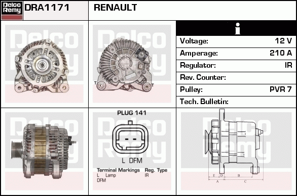Alternateur Remanufactured REMY (Light Duty)