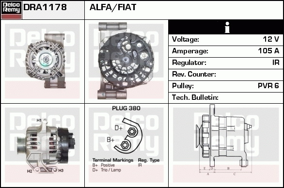 Alternateur Remanufactured REMY (Light Duty)