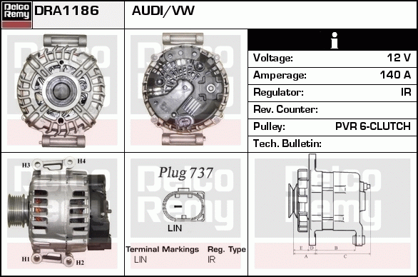 Alternateur Remanufactured REMY (Light Duty)